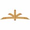 Ekena Millwork Davenport Rough Sawn Timber Gable Bracket, Western Red Cedar, 96"W x 32"H x 2"D x 6"F, 8/12 Pitch GBW096X32X0206DAV00RWR - alternate 1